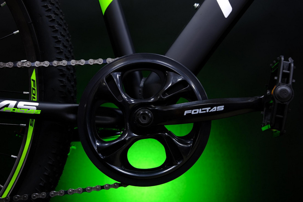 FOLTAS 27,5 - 17р Матовый Чёрный/Зелёный