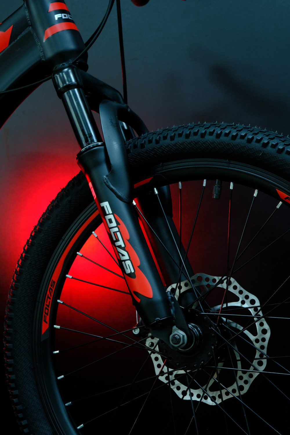 FOLTAS 20 Матовый Чёрный/Красный