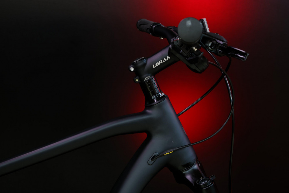 LORAK Sel 9150 8 sp Матовый Чёрный/Серый 19р (на рост 171-182)